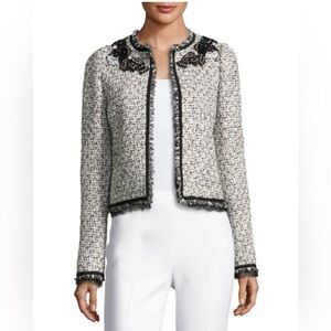 Prominence women’s 12 wool‎ blend cropped blazer fully line open front